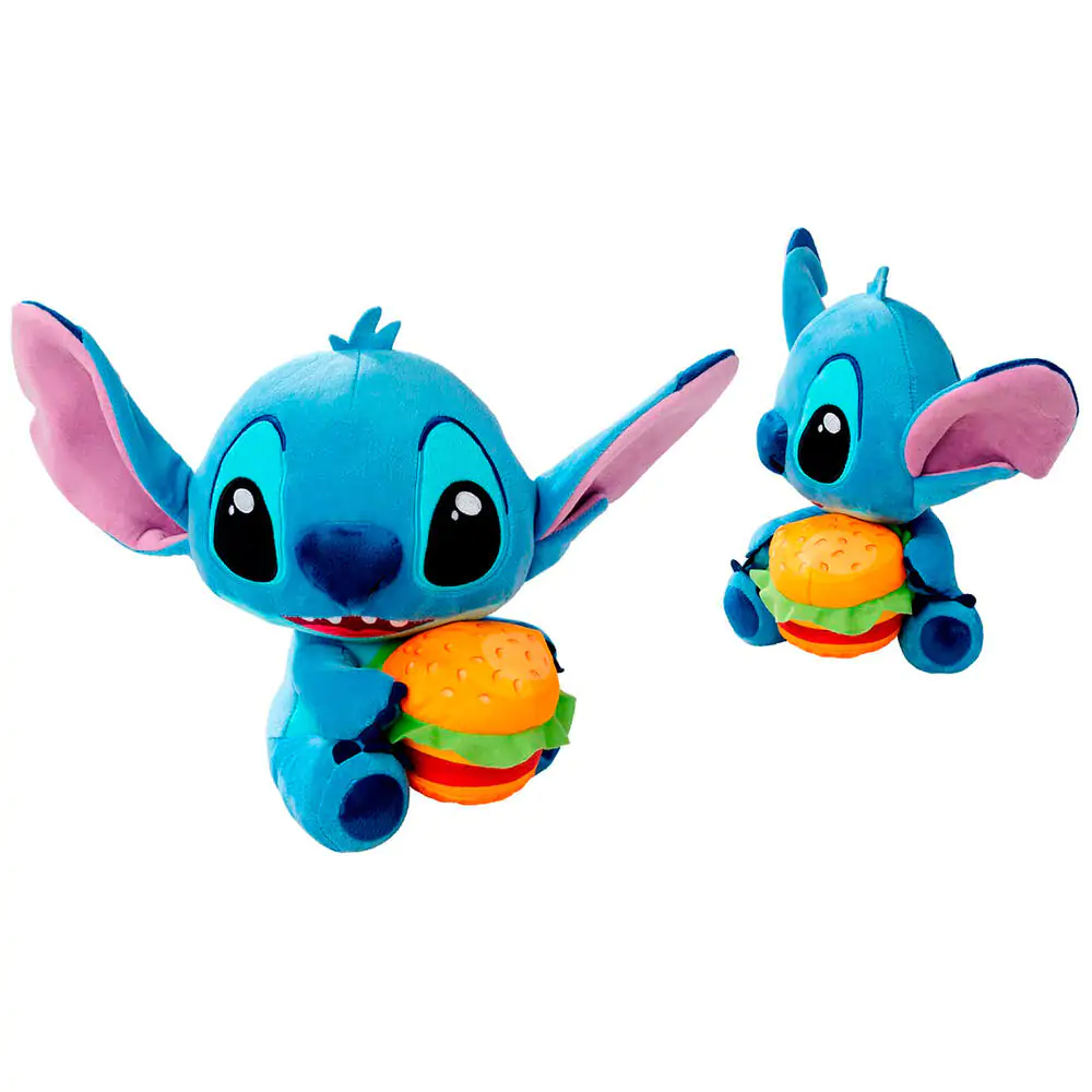 Lilo & Stitch Plišana Figura Stitch s Burgerom 25 cm fotografija proizvoda