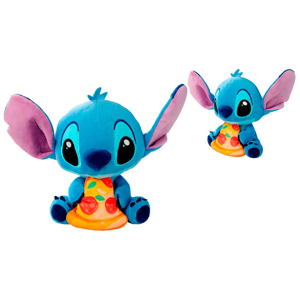 Lilo & Stitch Plišana figura Stitch s pizzom 25 cm fotografija proizvoda