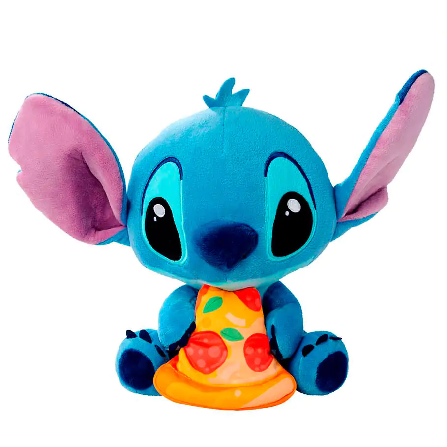 Lilo & Stitch Plišana figura Stitch s pizzom 25 cm fotografija proizvoda
