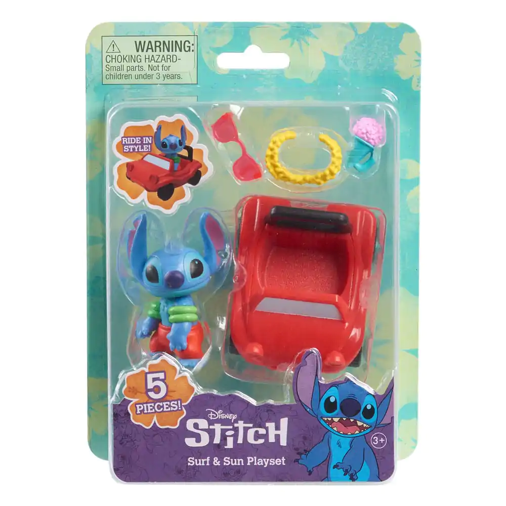 Lilo & Stitch Mini Figurica Set za igru Surf & Sun Stitch 7 cm fotografija proizvoda