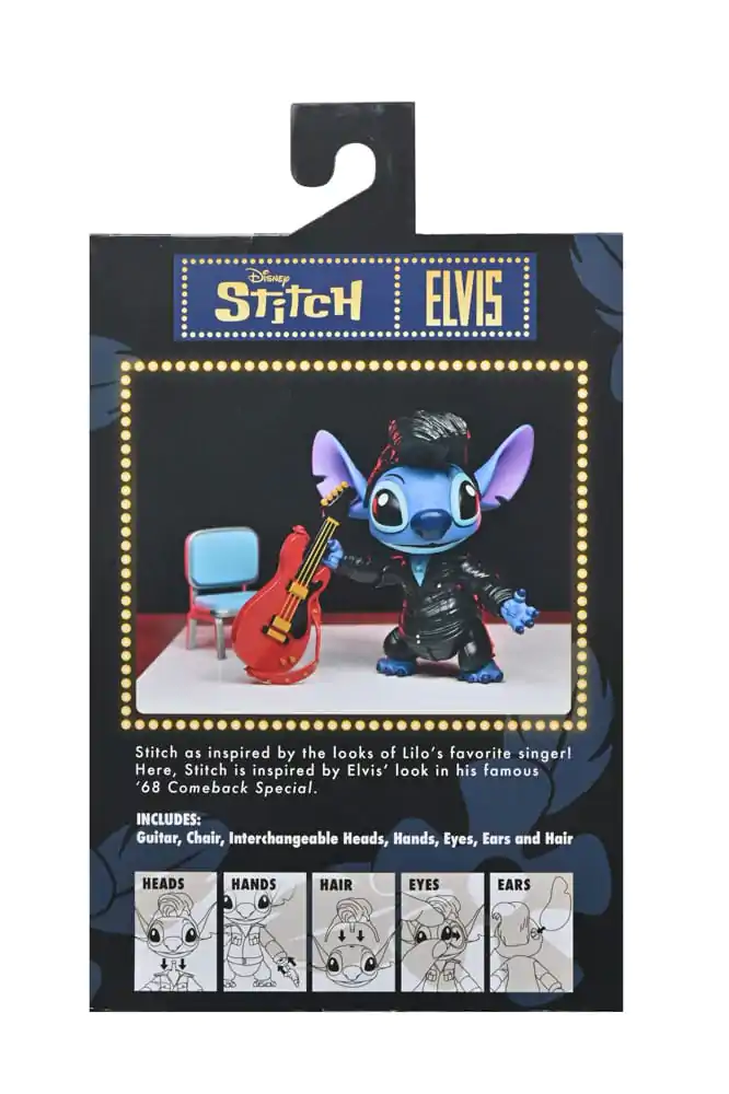 Lilo & Stitch Action Figure Ultimate Singer Elvis Stitch 7 cm Figura fotografija proizvoda