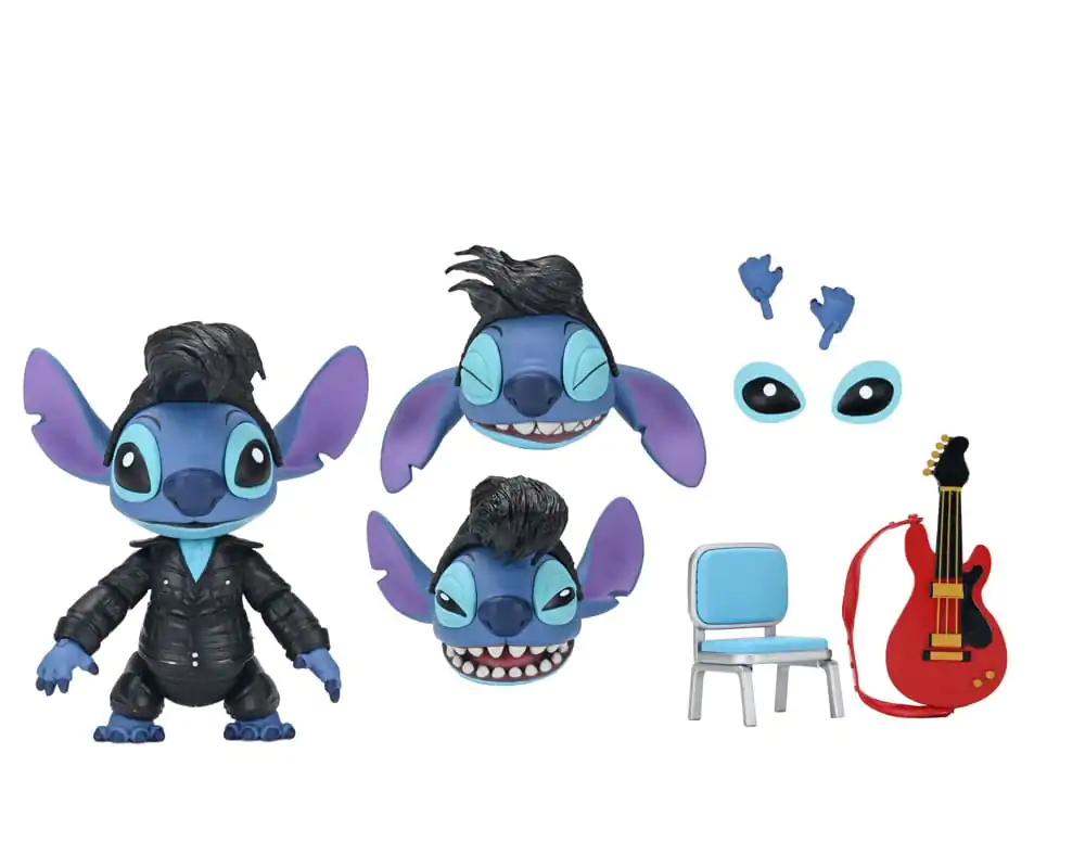 Lilo & Stitch Action Figure Ultimate Singer Elvis Stitch 7 cm Figura fotografija proizvoda