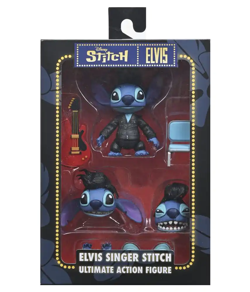 Lilo & Stitch Action Figure Ultimate Singer Elvis Stitch 7 cm Figura fotografija proizvoda