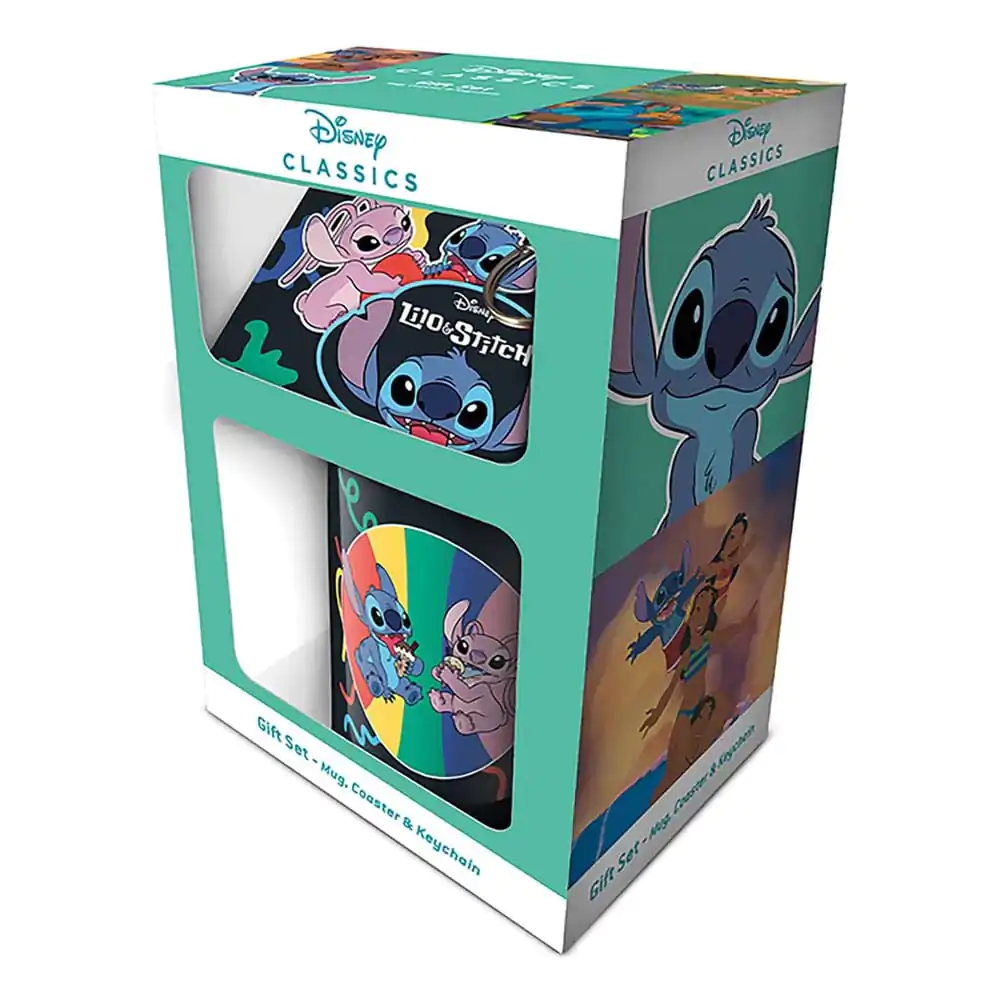 Lilo & Stitch šalica, podmetač i privjesak za ključeve Set You're my Fave fotografija proizvoda