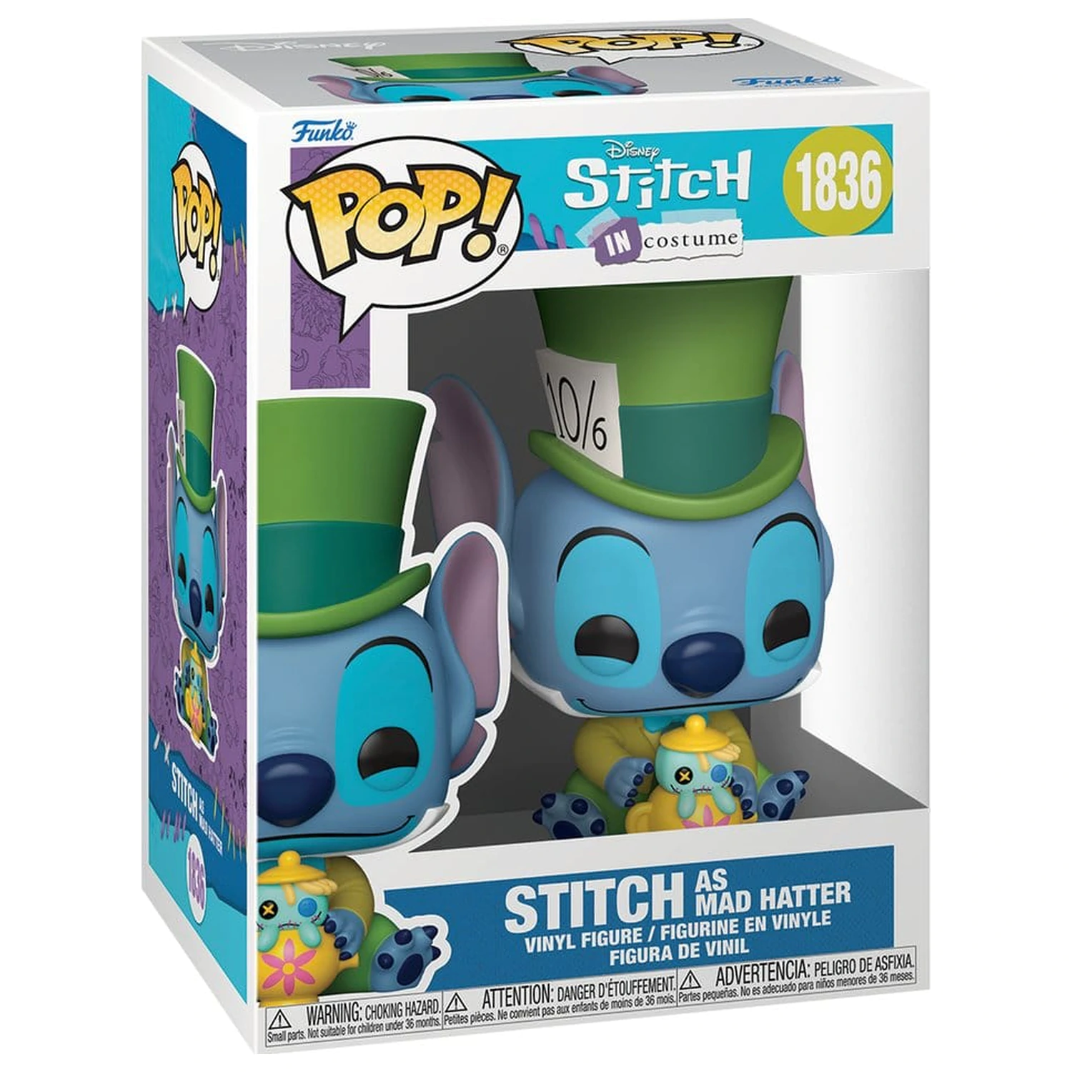 Lilo & Stitch Funko POP! Disney vinilna figura Stitch as Mad Hatter 9 cm fotografija proizvoda