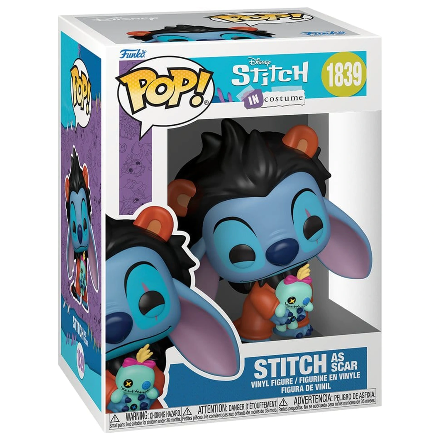 Lilo & Stitch Funko POP! Disney vinilna figura Stitch as Scar 9 cm fotografija proizvoda