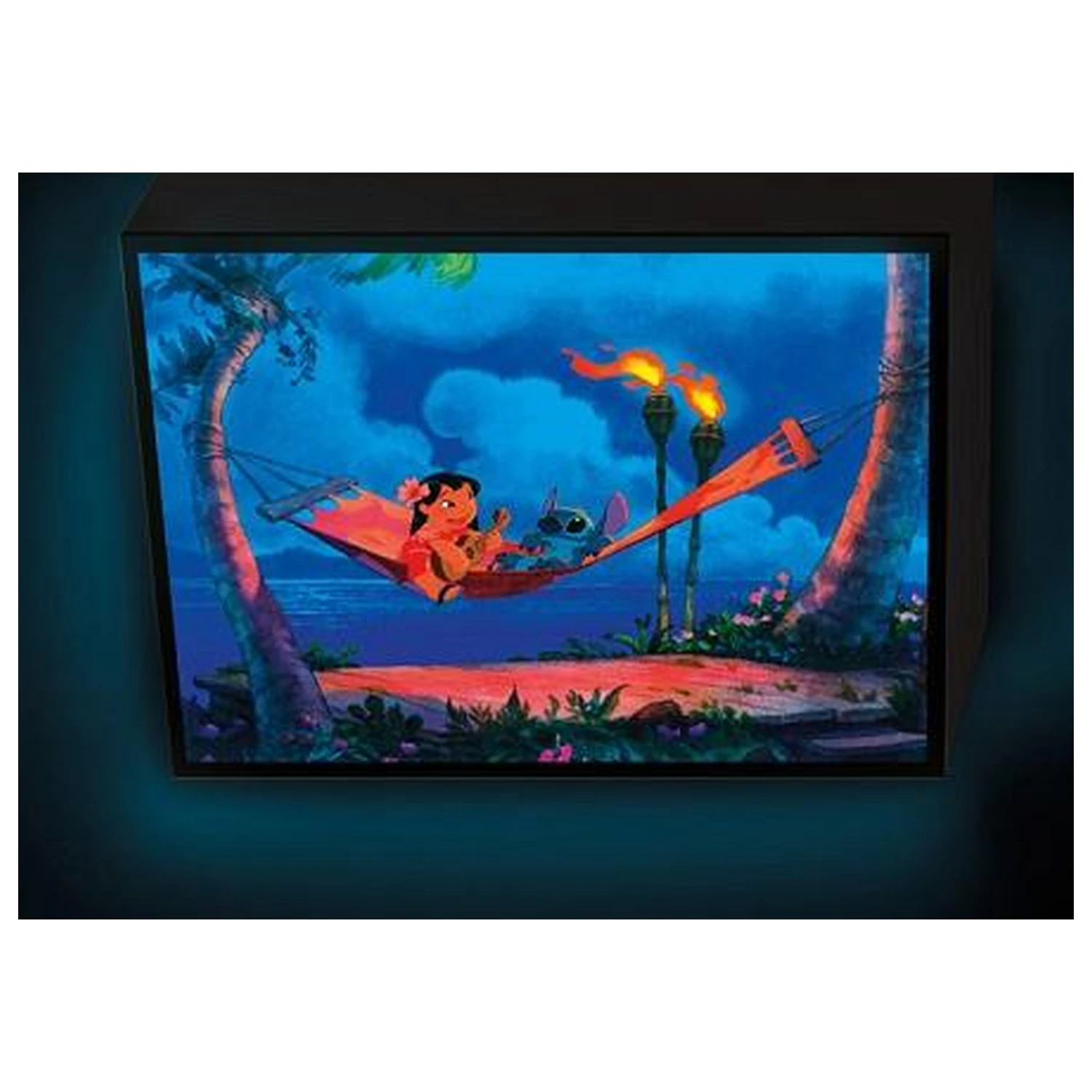 Lilo & Stitch Mrežasta ležaljka Svijetlo platno 30x40 cm fotografija proizvoda