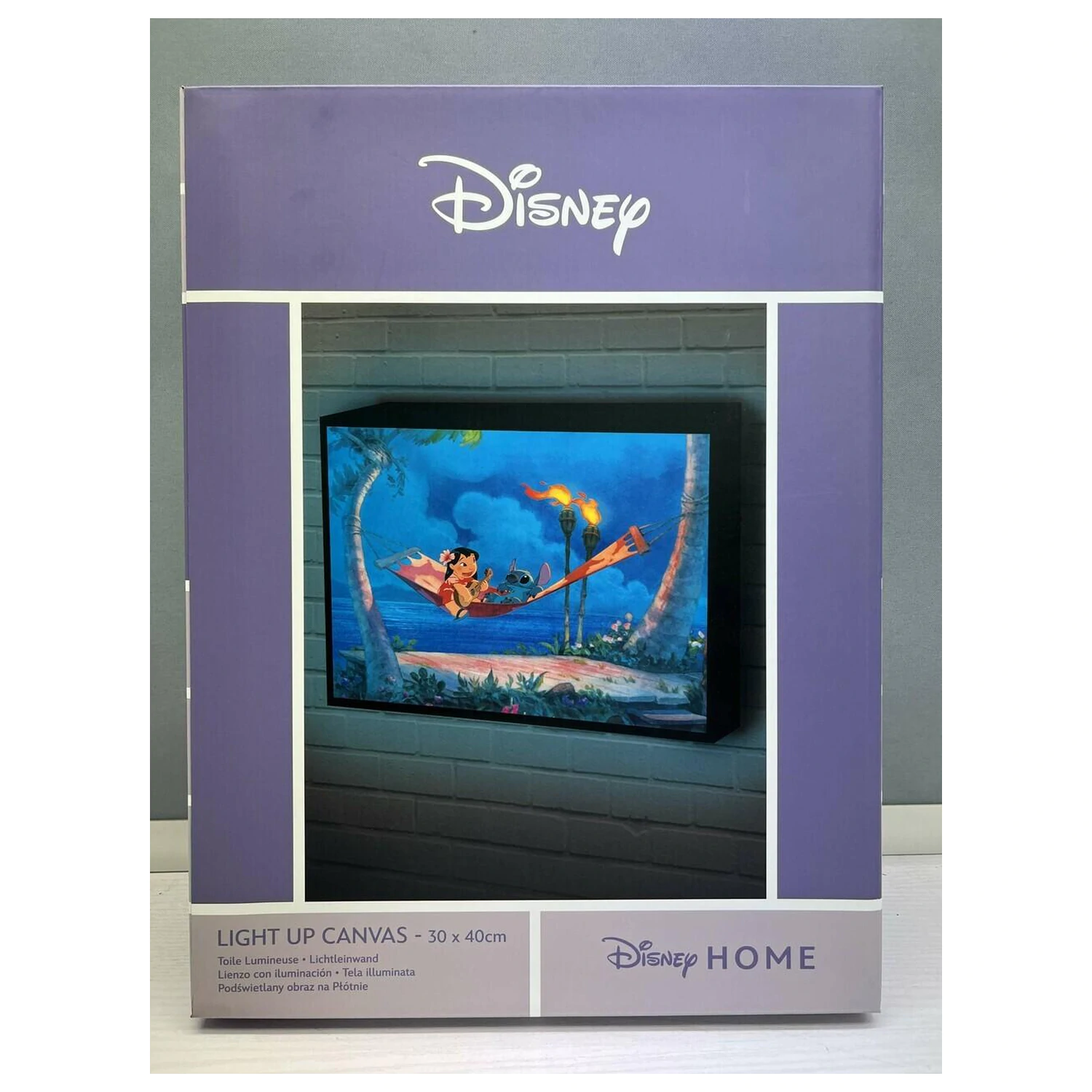 Lilo & Stitch Mrežasta ležaljka Svijetlo platno 30x40 cm fotografija proizvoda