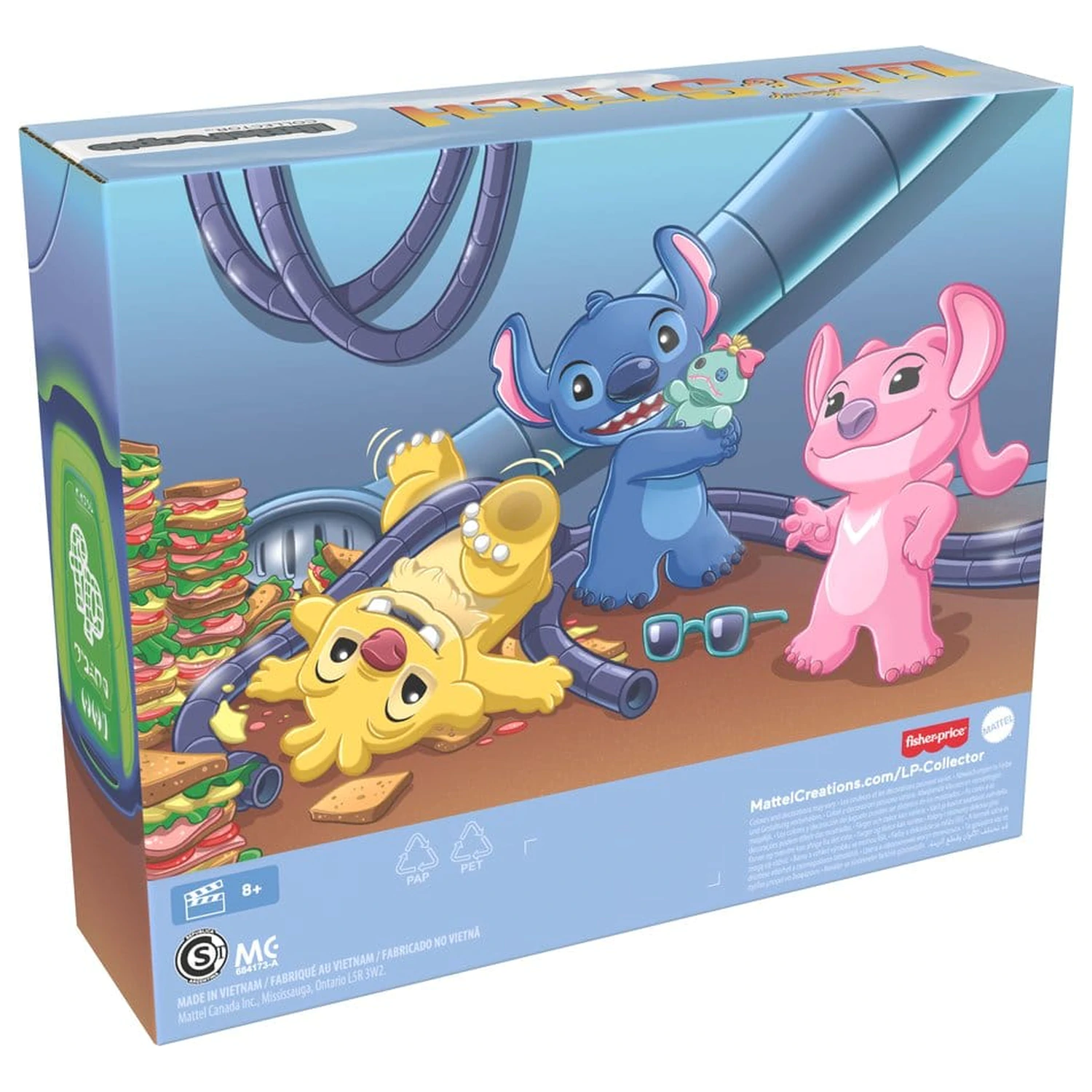Lilo & Stitch Little People Collector mini figure, pakiranje od 3 – Stitch & The Cousins 7 cm fotografija proizvoda
