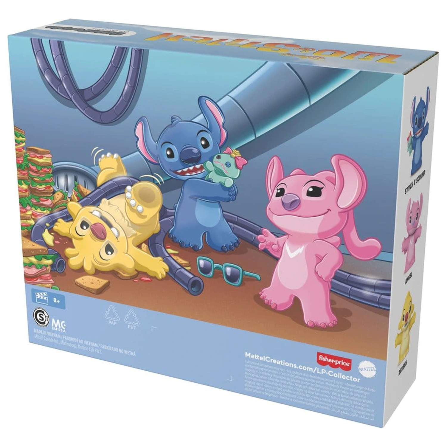 Lilo & Stitch Little People Collector mini figure, pakiranje od 3 – Stitch & The Cousins 7 cm fotografija proizvoda