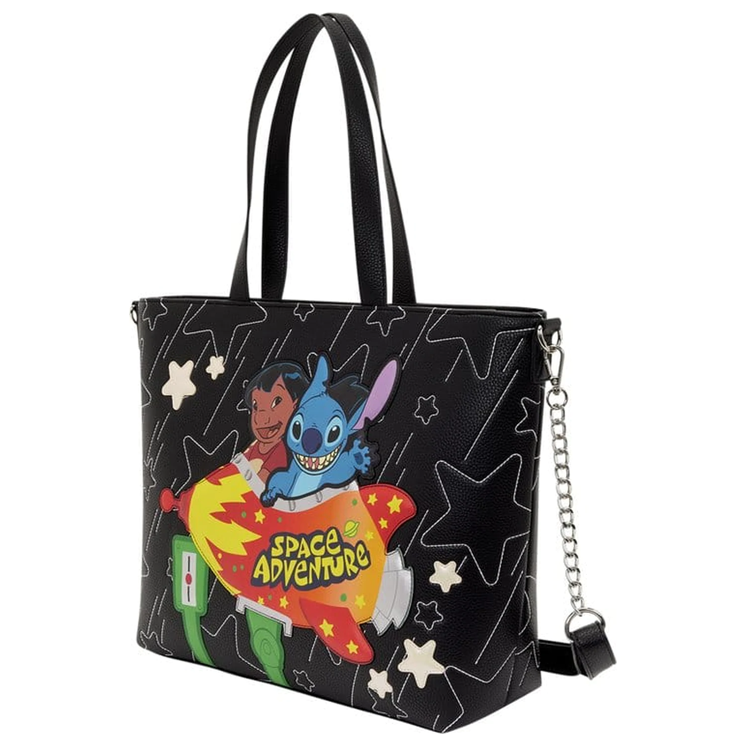 Lilo & Stitch by Loungefly Platnena Torba za kupovinu Space Adventure fotografija proizvoda