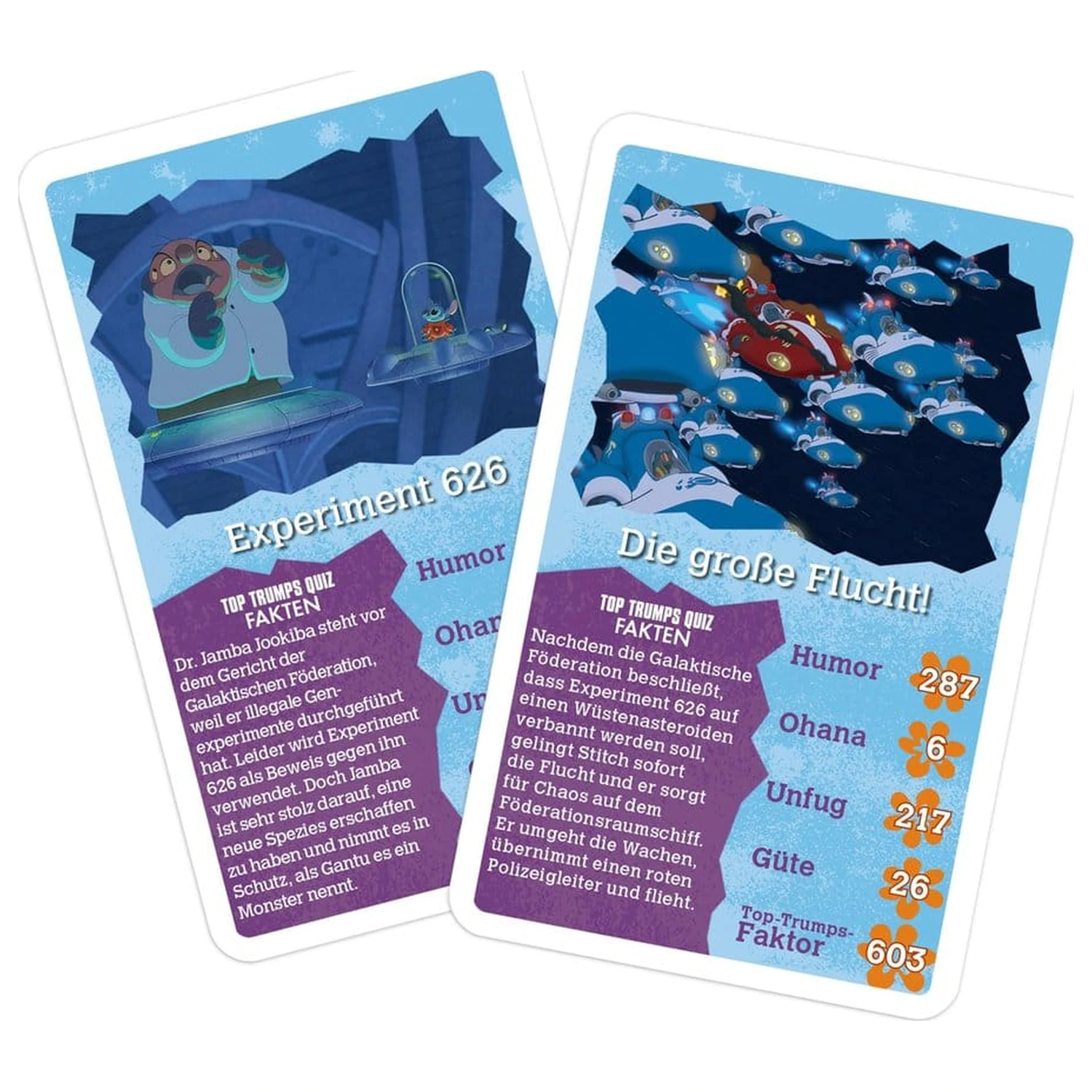 Lilo & Stitch kartaška igra Top Trumps *njemačka verzija* fotografija proizvoda