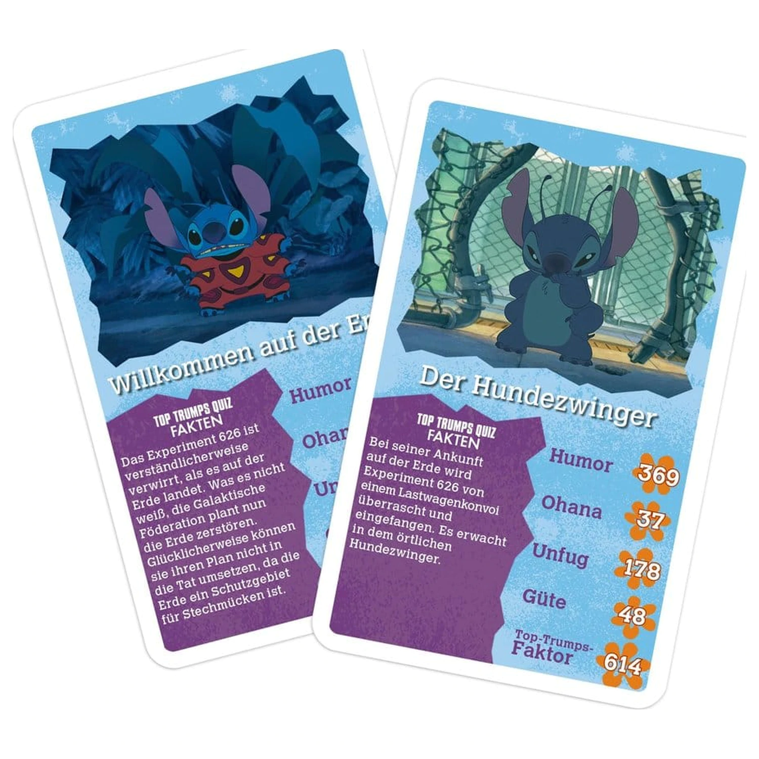 Lilo & Stitch kartaška igra Top Trumps *njemačka verzija* fotografija proizvoda