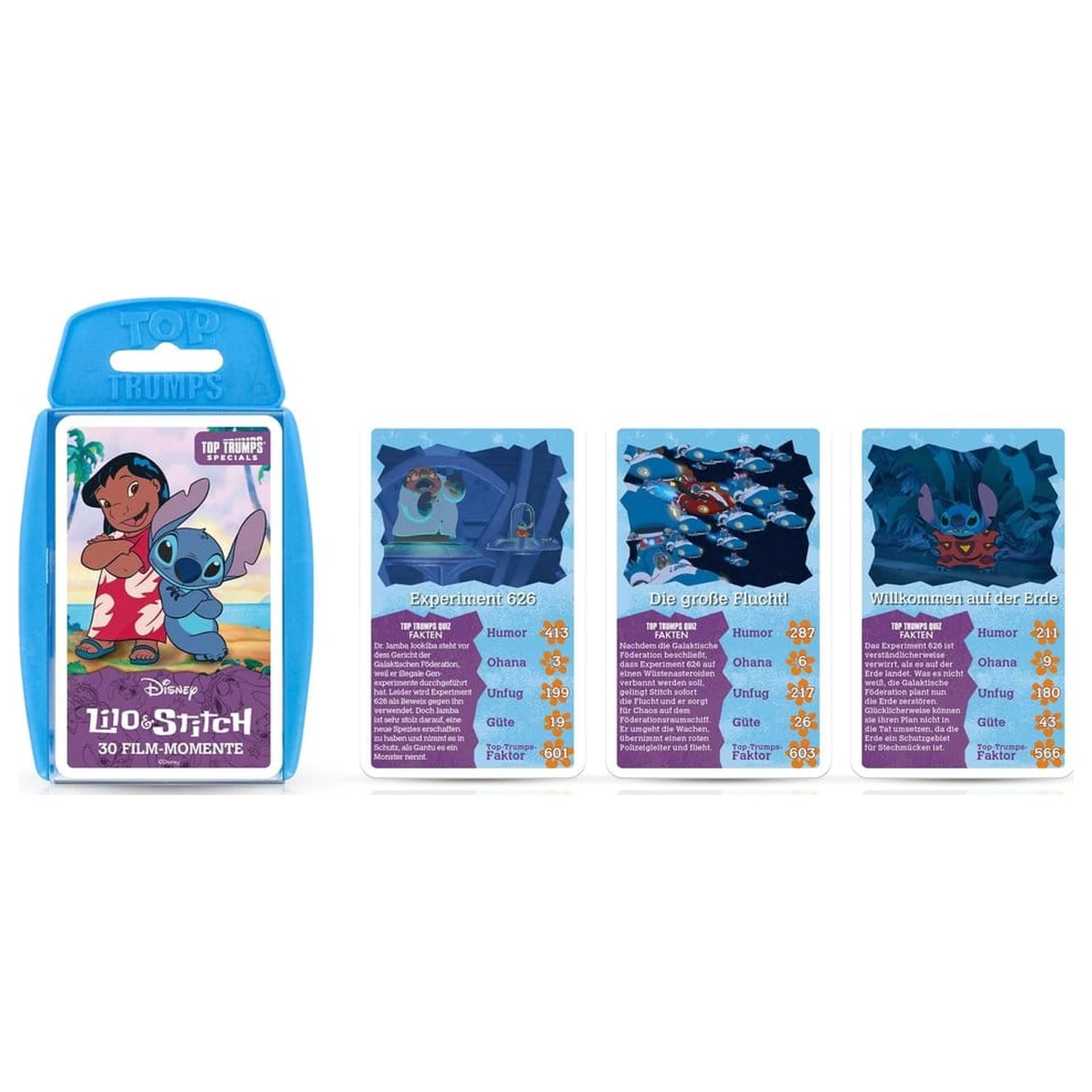 Lilo & Stitch kartaška igra Top Trumps *njemačka verzija* fotografija proizvoda