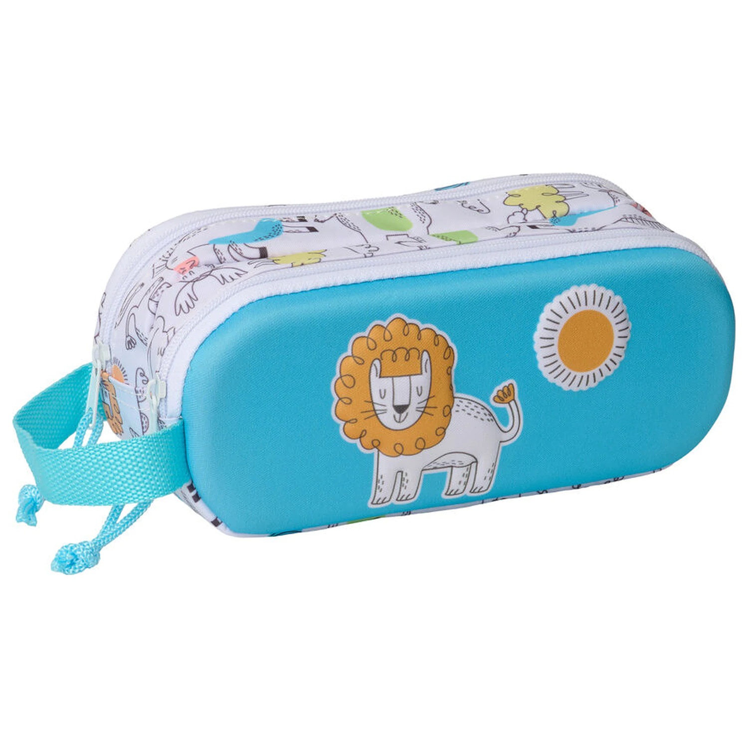 Lion 3D dvostruka pernica fotografija proizvoda