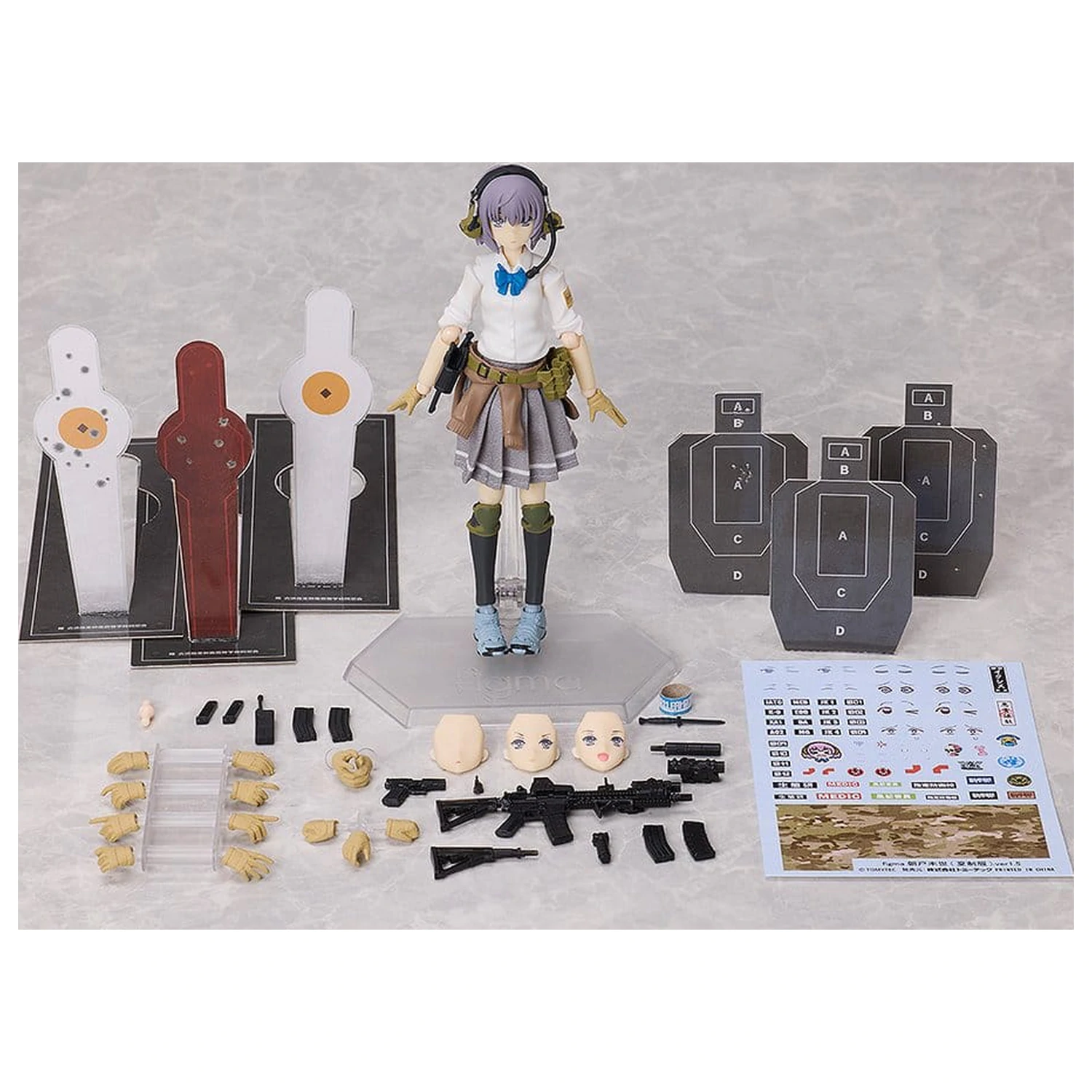 Little Armory figma Akcijska figura Miyo Asato: Summer Uniform ver. 1.5 13 cm fotografija proizvoda