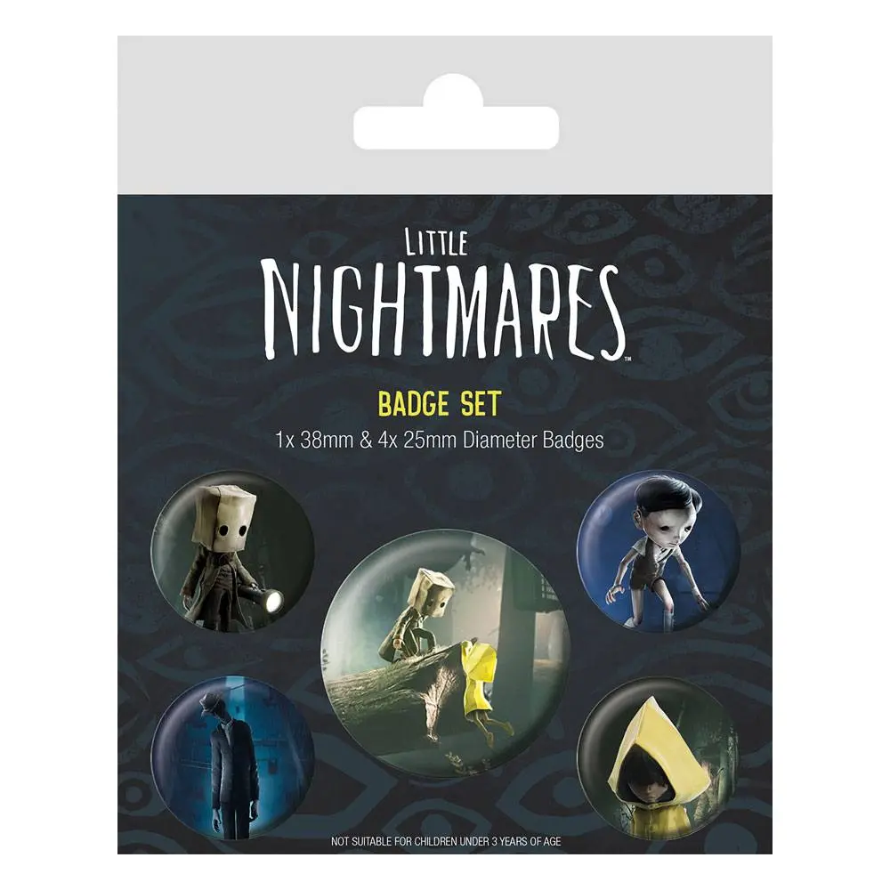 Little Nightmares Pin-Back Gumbi 5-Pack Little Nightmares II fotografija proizvoda