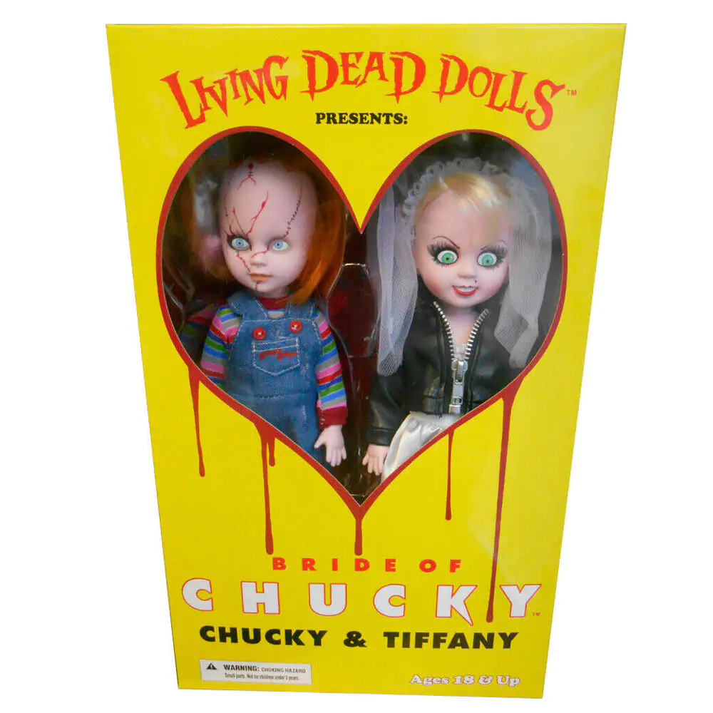 Living Dead Dolls Chucky and Tifanny paket 2 figure 25 cm fotografija proizvoda