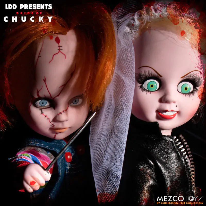 Living Dead Dolls Chucky and Tifanny paket 2 figure 25 cm fotografija proizvoda