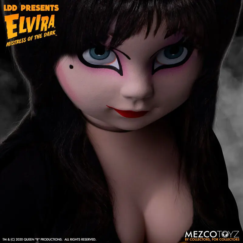 Elvira Mistress of the Dark Living Dead Dolls lutka Elvira 25 cm fotografija proizvoda