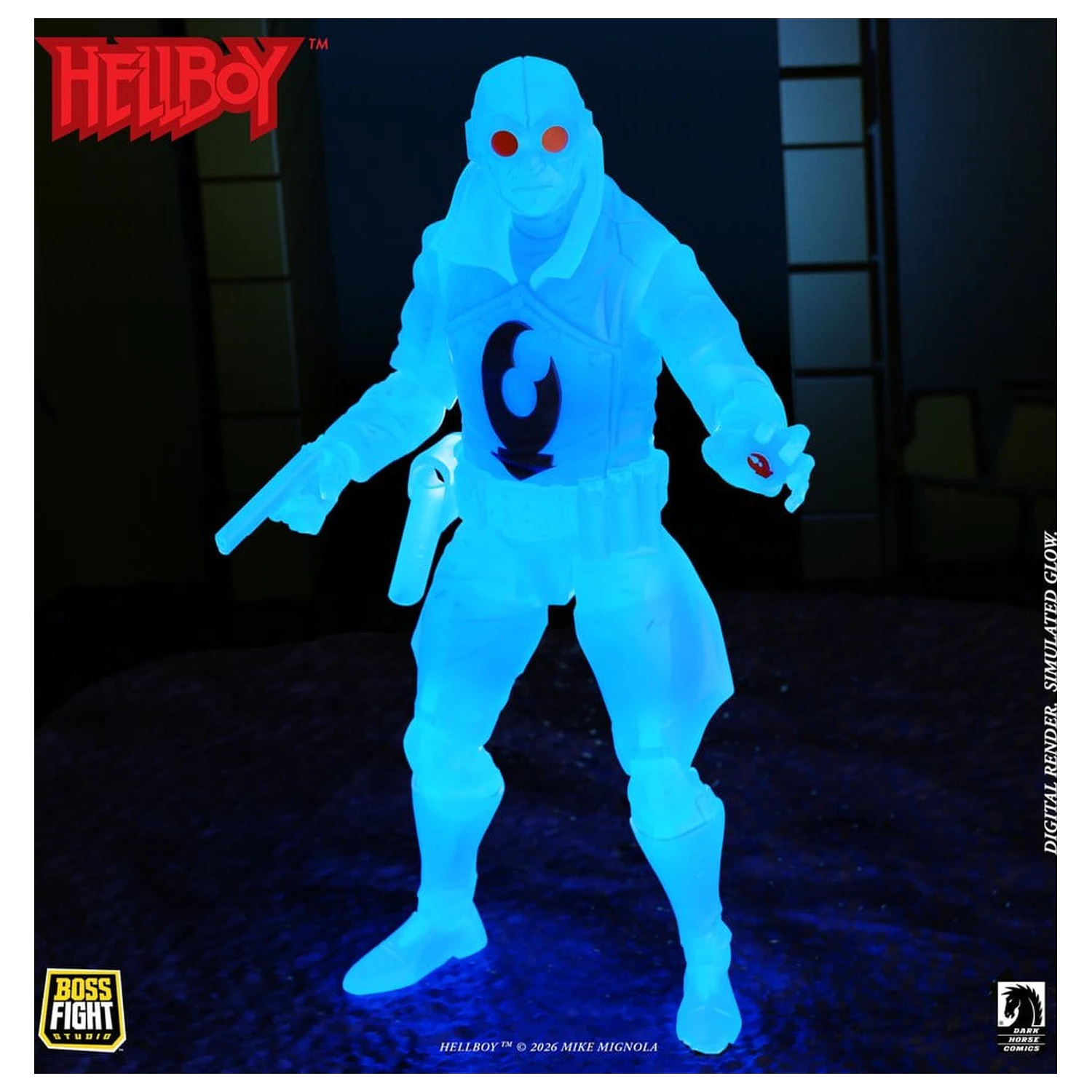 Lobster Johnson 1/12 akcijska figura The Ghost of Lobster Johnson (Limited Edition) 17 cm fotografija proizvoda