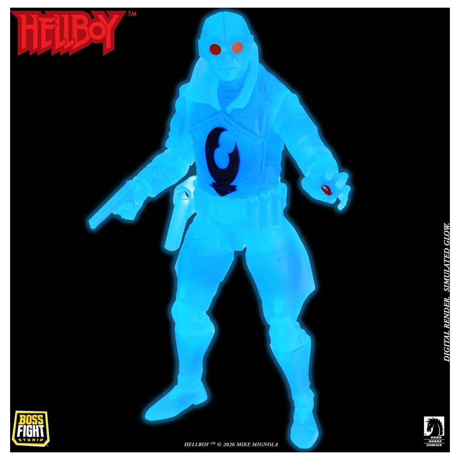 Lobster Johnson 1/12 akcijska figura The Ghost of Lobster Johnson (Limited Edition) 17 cm fotografija proizvoda