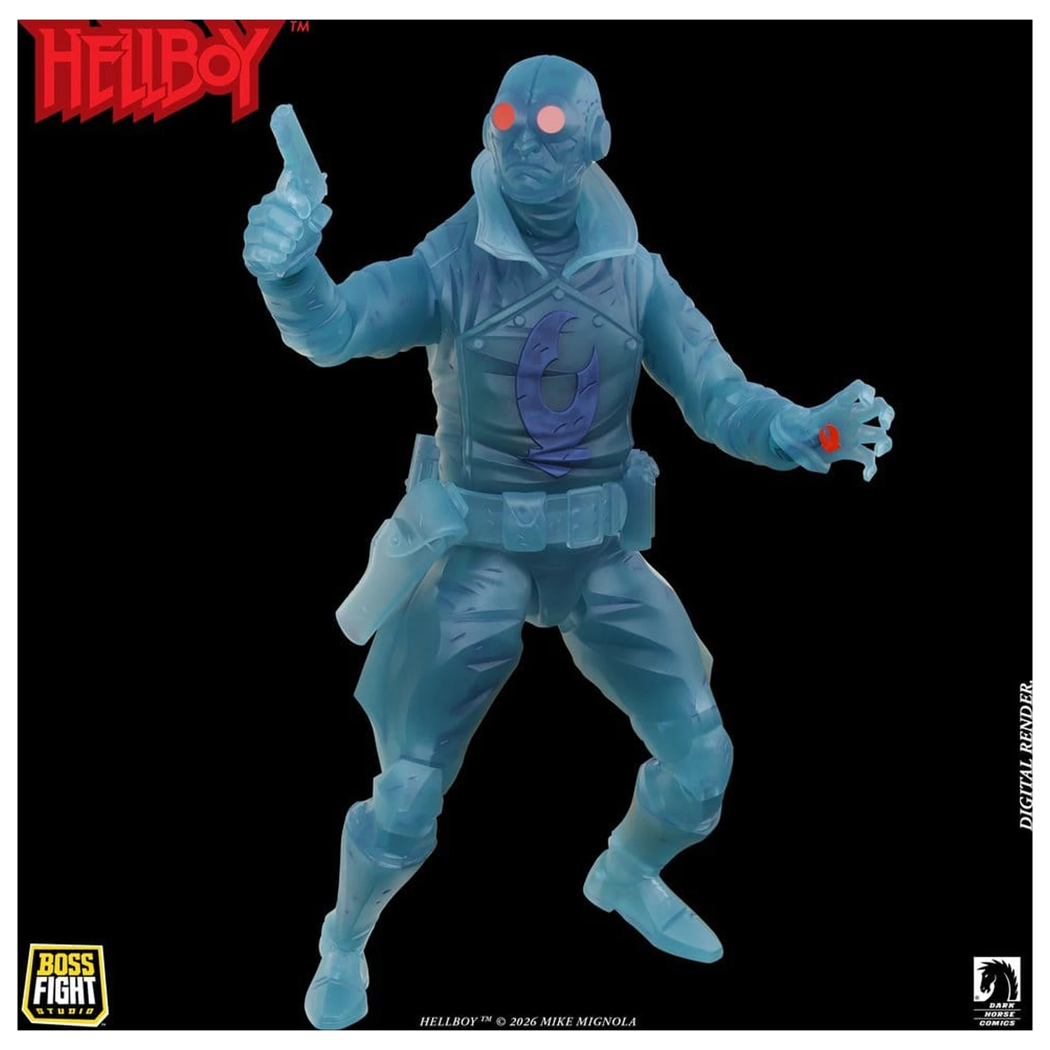 Lobster Johnson 1/12 akcijska figura The Ghost of Lobster Johnson (Limited Edition) 17 cm fotografija proizvoda