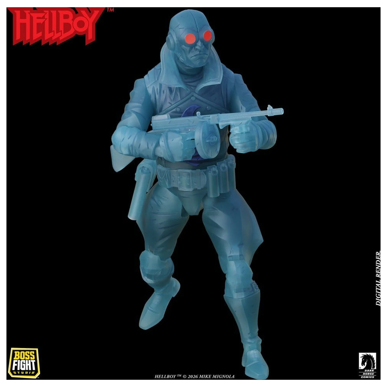 Lobster Johnson 1/12 akcijska figura The Ghost of Lobster Johnson (Limited Edition) 17 cm fotografija proizvoda