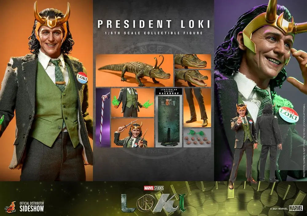 Loki Action figura 1/6 President Loki 31 cm fotografija proizvoda