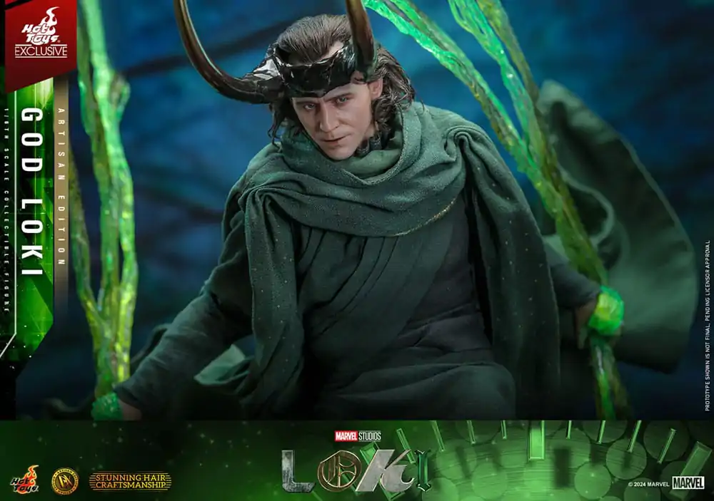 Loki DX akcijska figura 1/6 God Loki Artisan Edition Hot Toys Exclusive 31 cm fotografija proizvoda