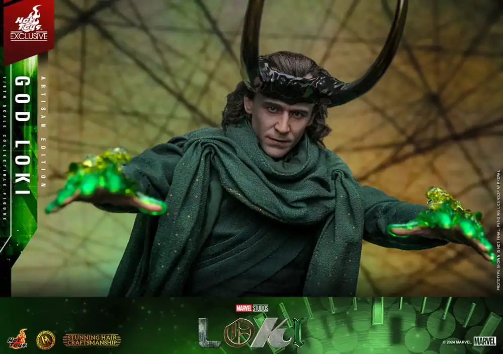 Loki DX akcijska figura 1/6 God Loki Artisan Edition Hot Toys Exclusive 31 cm fotografija proizvoda