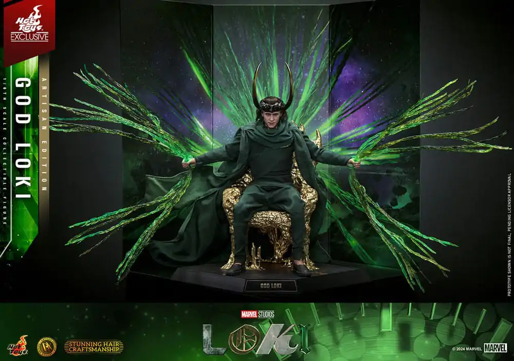 Loki DX akcijska figura 1/6 God Loki Artisan Edition Hot Toys Exclusive 31 cm fotografija proizvoda
