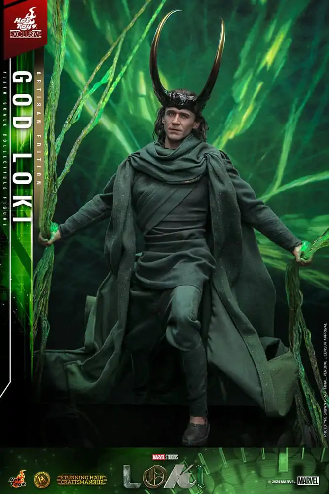 Loki DX akcijska figura 1/6 God Loki Artisan Edition Hot Toys Exclusive 31 cm fotografija proizvoda