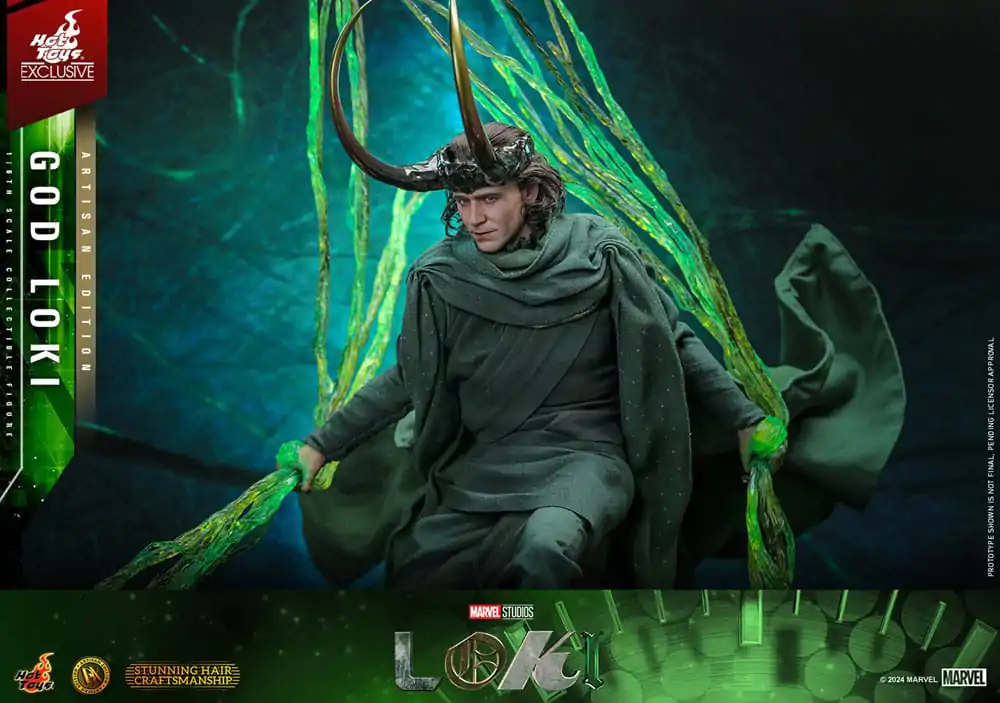Loki DX akcijska figura 1/6 God Loki Artisan Edition Hot Toys Exclusive 31 cm fotografija proizvoda