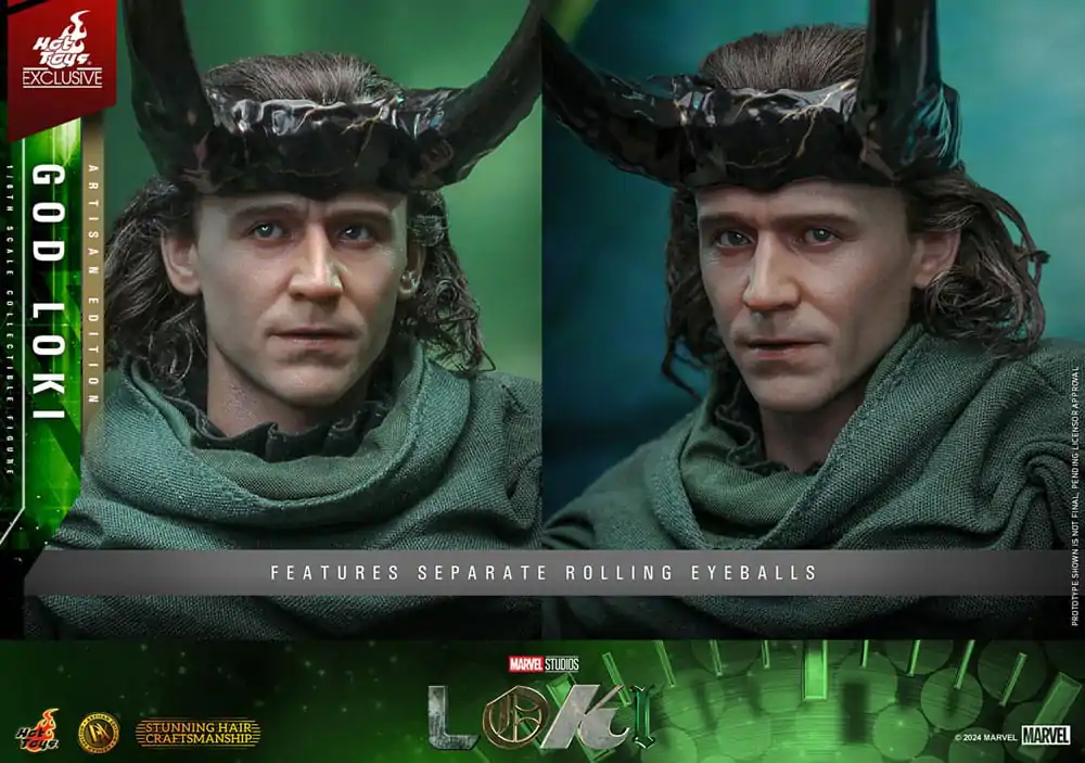 Loki DX akcijska figura 1/6 God Loki Artisan Edition Hot Toys Exclusive 31 cm fotografija proizvoda