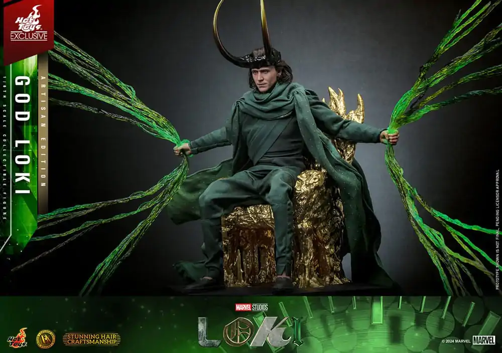 Loki DX akcijska figura 1/6 God Loki Artisan Edition Hot Toys Exclusive 31 cm fotografija proizvoda