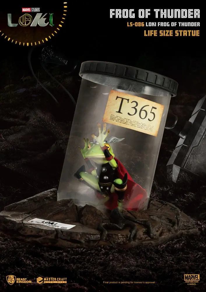 Loki Kip životne veličine Žaba groma 26 cm fotografija proizvoda