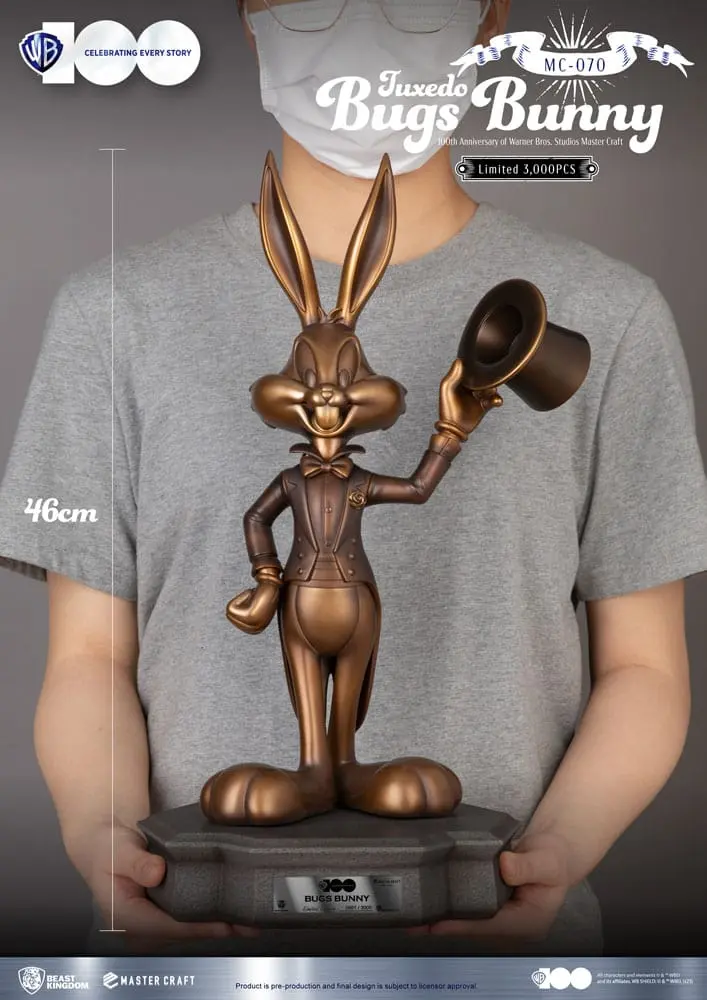 Looney Tunes 100. obljetnica Warner Bros. Studios Master Craft Kip Bugs Bunny 46 cm fotografija proizvoda
