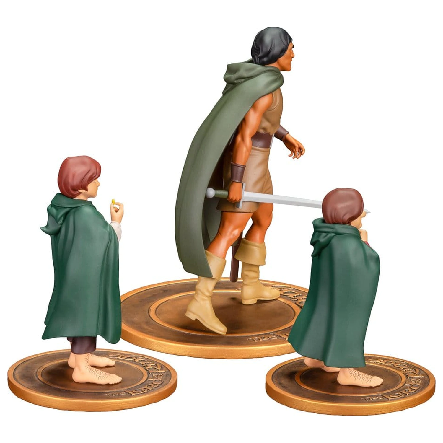 Lord of the Rings Animated Film PVC figurice u pakiranju od 3 komada: Frodo, Aragorn i Samwise fotografija proizvoda