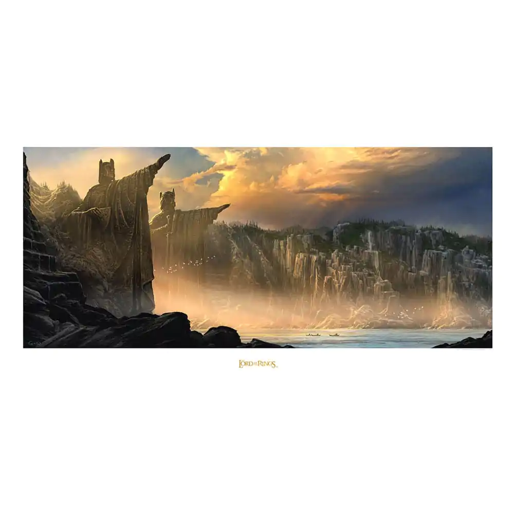 Lord of the Rings Art Print The Argonath - Pillars of the Kings 59 x 30 cm fotografija proizvoda