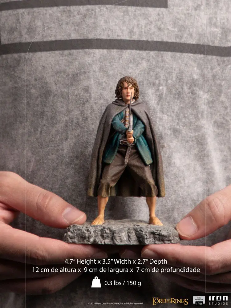 Lord Of The Rings BDS Art Scale Kip 1/10 Pippin 12 cm fotografija proizvoda