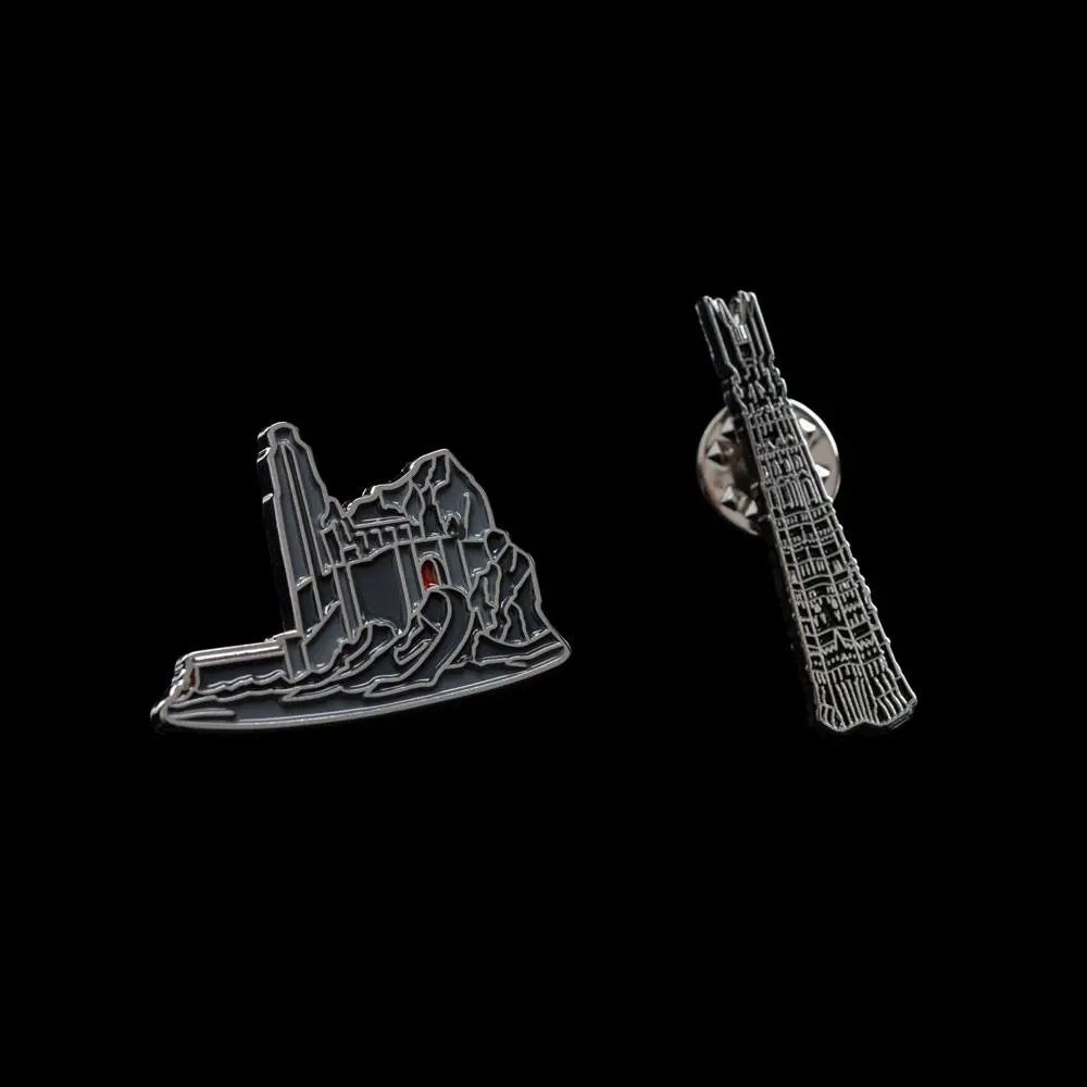 Lord of the Rings Collectors Pins 2-Pack Helm's Deep & Orthanc - Kolekcionarski bedževi (2 kom) fotografija proizvoda