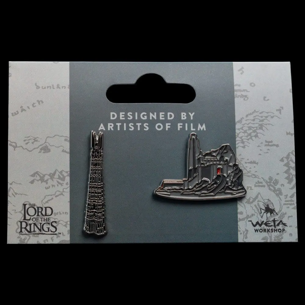 Lord of the Rings Collectors Pins 2-Pack Helm's Deep & Orthanc - Kolekcionarski bedževi (2 kom) fotografija proizvoda