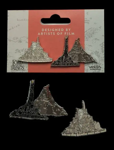 Lord of the Rings Collectors Pins 2-Pack Minas Tirith & Mt. Doom - Kolekcionarske igle (2 kom) fotografija proizvoda