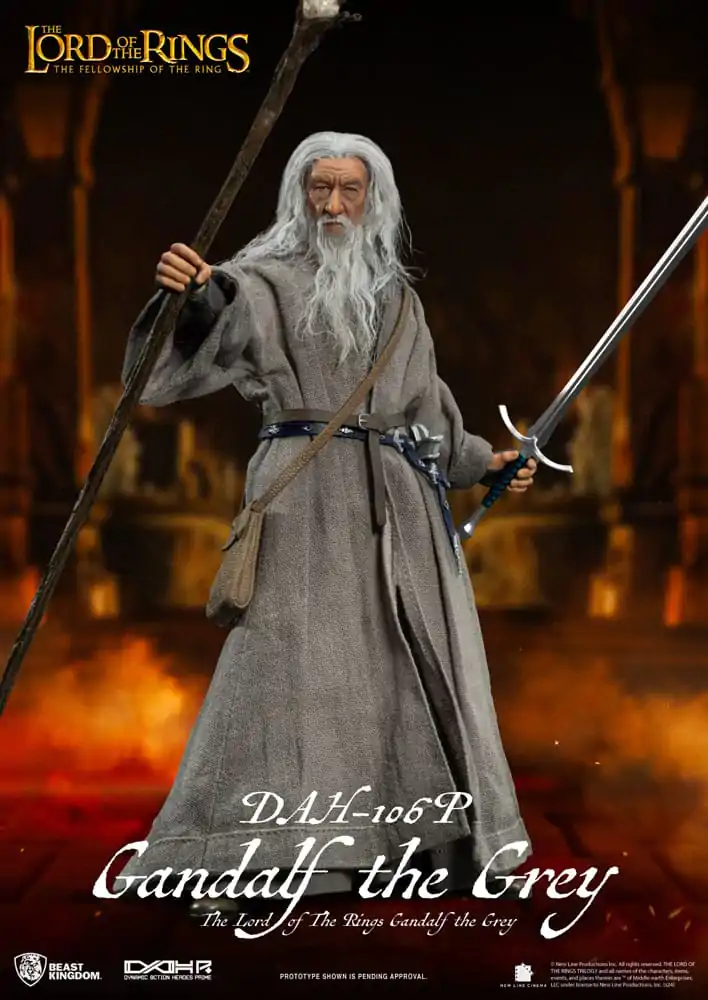 Lord of the Rings Dynamic 8ction Heroes akcijska figura 1/9 Gandalf the Grey 21 cm fotografija proizvoda