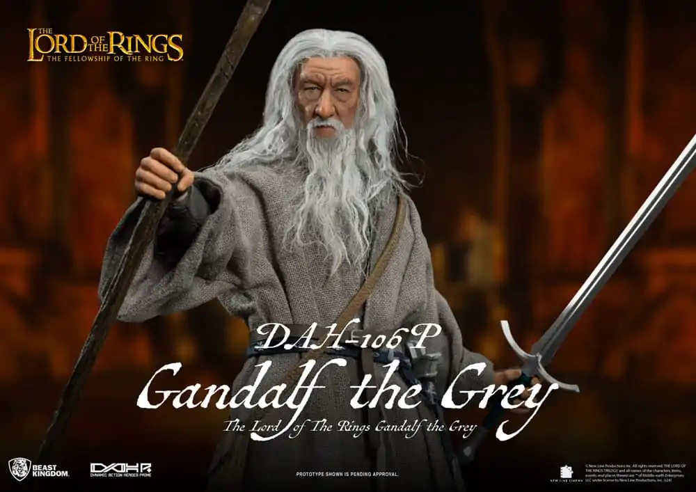 Lord of the Rings Dynamic 8ction Heroes akcijska figura 1/9 Gandalf the Grey 21 cm fotografija proizvoda