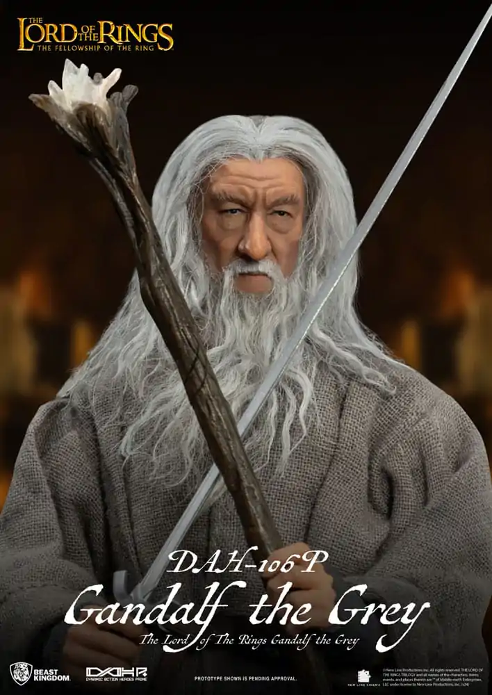 Lord of the Rings Dynamic 8ction Heroes akcijska figura 1/9 Gandalf the Grey 21 cm fotografija proizvoda