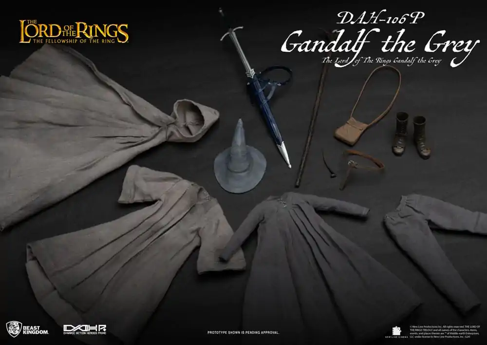 Lord of the Rings Dynamic 8ction Heroes akcijska figura 1/9 Gandalf the Grey 21 cm fotografija proizvoda