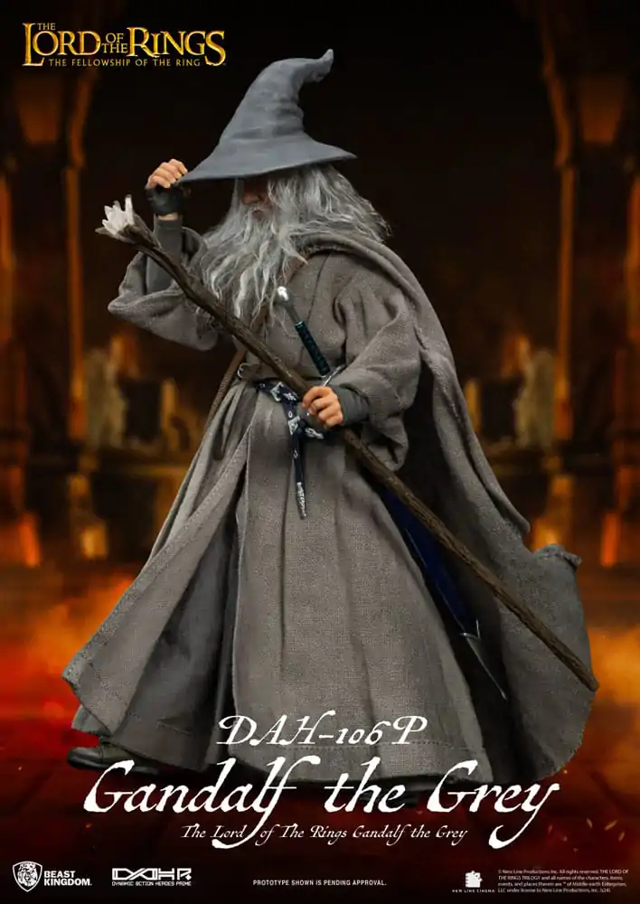 Lord of the Rings Dynamic 8ction Heroes akcijska figura 1/9 Gandalf the Grey 21 cm fotografija proizvoda