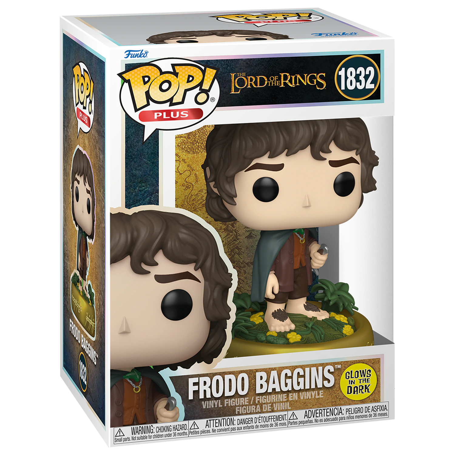 Lord of the Rings Funko POP! Plus Movies Vinyl figure Frodo Baggins(GW) 9 cm fotografija proizvoda